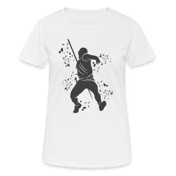 Lancer de javelot Colorsplash Lancer de javelot - T-shirt respirant Femme - blanc - Devant - AI Model Female 172 dark (172cm)