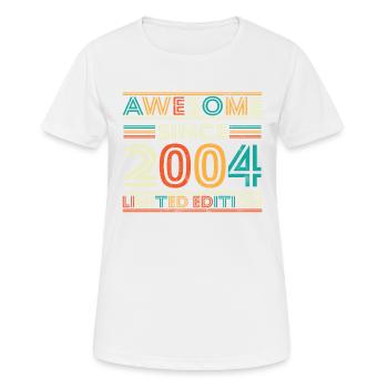 Impressive since 2004 - Women's Breathable T-Shirt - white - Front - AI Model Female 172 dark (172cm)