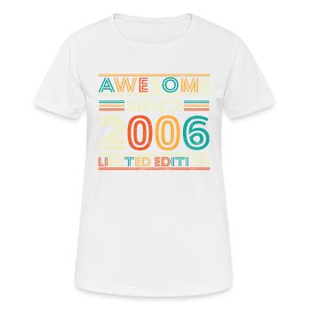 Impressive since 2006 - Women's Breathable T-Shirt - white - Front - AI Model Female 172 dark (172cm)