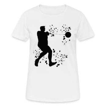 Lanceur de marteau Colorsplash Lancer de marteau - T-shirt respirant Femme - blanc - Devant - AI Model Female 172 dark (172cm)