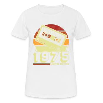 Original 1975 50e Anniversaire Cadeau Vintage - T-shirt respirant Femme - blanc - Devant - AI Model Female 172 dark (172cm)
