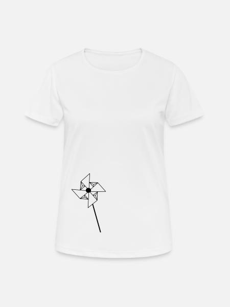 Wind bike summer bike - Women's Breathable T-Shirt - white
