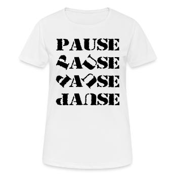 Pause Danse - Women's Breathable T-Shirt - white - Front - AI Model Female 172 dark (172cm)