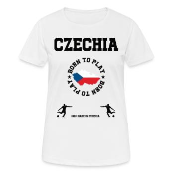 Tschechien - Frauen T-Shirt atmungsaktiv - Weiß - Vorne - AI Model Female 172 dark (172cm)