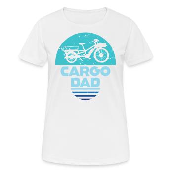 Cargo Dad Cargo Bike Cargo Bike - Women's Breathable T-Shirt - white - Front - AI Model Female 172 dark (172cm)