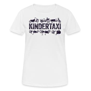Fracht Kindertaxi Fracht Fahrrad Cargobike - Frauen T-Shirt atmungsaktiv - Weiß - Vorne - AI Model Female 172 dark (172cm)