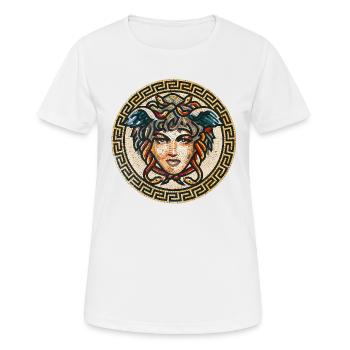 Medusa - Women's Breathable T-Shirt - white - Front - AI Model Female 172 dark (172cm)