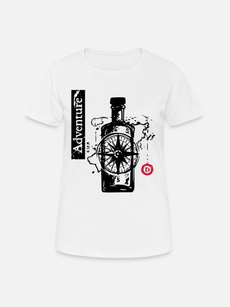 Voyage d’aventure - T-shirt respirant Femme - blanc