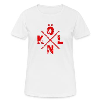 Cologne Cologne Cologne Colonia - Women's Breathable T-Shirt - white - Front - AI Model Female 172 dark (172cm)