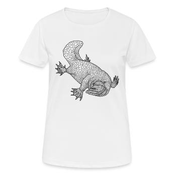 Schnabeltier - Frauen T-Shirt atmungsaktiv - Weiß - Vorne - AI Model Female 172 dark (172cm)