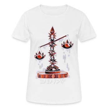 Negative Balance - Women's Breathable T-Shirt - white - Front - AI Model Female 172 dark (172cm)