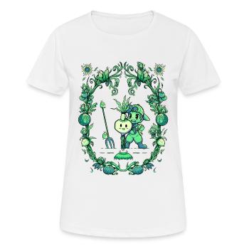 Frucht der Ernte - Frauen T-Shirt atmungsaktiv - Weiß - Vorne - AI Model Female 172 dark (172cm)