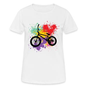 Bmx - T-shirt respirant Femme - blanc - Devant - AI Model Female 172 dark (172cm)