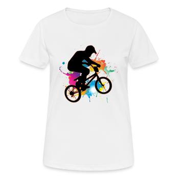 Bmx - T-shirt respirant Femme - blanc - Devant - AI Model Female 172 dark (172cm)