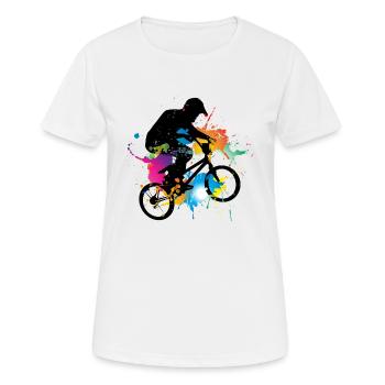 Bmx - T-shirt respirant Femme - blanc - Devant - AI Model Female 172 dark (172cm)