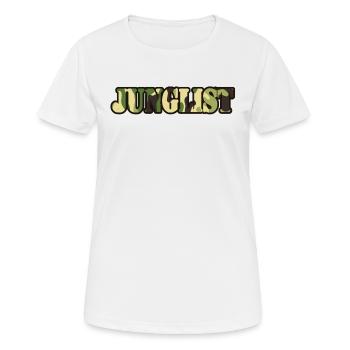 Junglist Soldier Green - Women's Breathable T-Shirt - white - Front - AI Model Female 172 dark (172cm)