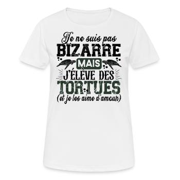 Tortue Animal Tortuga Reptile Cadeau Humour Océan - T-shirt respirant Femme - blanc - Devant - AI Model Female 172 dark (172cm)