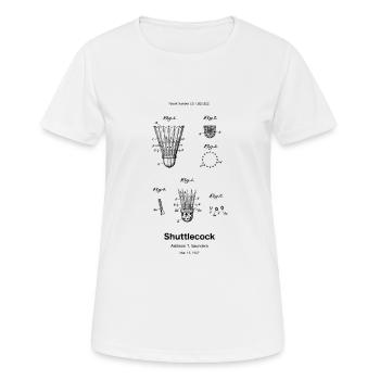 Volant - T-shirt respirant Femme - blanc - Devant - AI Model Female 172 dark (172cm)