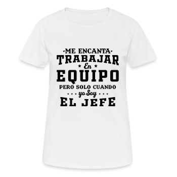 Teamwork Co-worker Gift - Women's Breathable T-Shirt - white - Front - AI Model Female 172 dark (172cm)