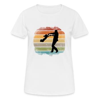 Father and daughter - Women's Breathable T-Shirt - white - Front - AI Model Female 172 dark (172cm)