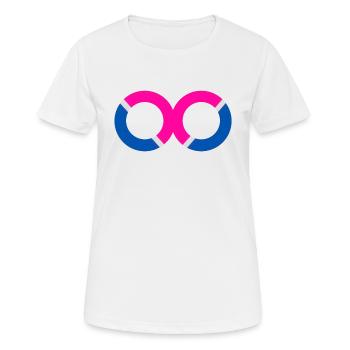 Huit Infinity 2 - T-shirt respirant Femme - blanc - Devant - AI Model Female 172 dark (172cm)