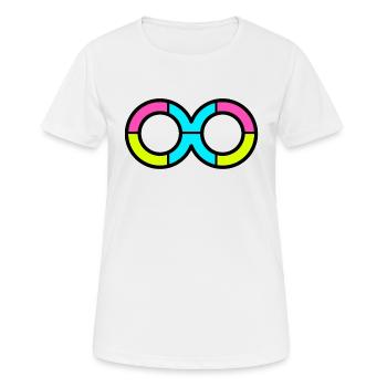 Huit Infini 3 - T-shirt respirant Femme - blanc - Devant - AI Model Female 172 dark (172cm)