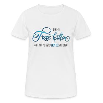 La ferme - T-shirt respirant Femme - blanc - Devant - AI Model Female 172 dark (172cm)