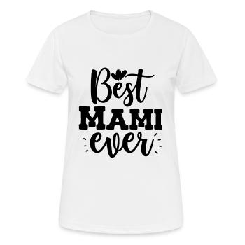 So sieht eine coole Mama aus Mami Schweiz Mutter - Frauen T-Shirt atmungsaktiv - Weiß - Vorne - AI Model Female 172 dark (172cm)