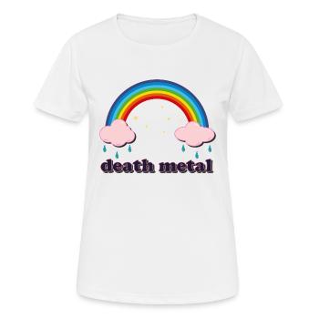 Arc-en-ciel de Death Metal - T-shirt respirant Femme - blanc - Devant - AI Model Female 172 dark (172cm)