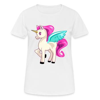Unicorn Shirt by Frank - Women's Breathable T-Shirt - white - Front - AI Model Female 172 dark (172cm)