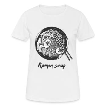 Ramen Nudeln - Frauen T-Shirt atmungsaktiv - Weiß - Vorne - AI Model Female 172 dark (172cm)