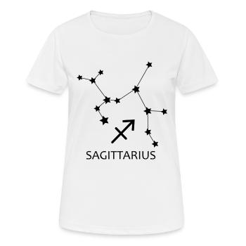 Horoskop Schütze Sternbild Schütze - Frauen T-Shirt atmungsaktiv - Weiß - Vorne - AI Model Female 172 dark (172cm)