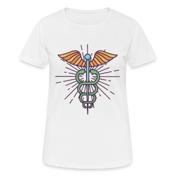 Medical Practitioner - Women's Breathable T-Shirt - white - Front - AI Model Female 172 dark (172cm)