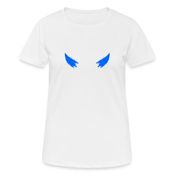 Cornes de diable - T-shirt respirant Femme - blanc - Devant - AI Model Female 172 dark (172cm)