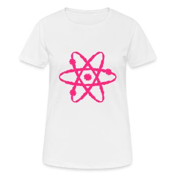 Science symbol - Women's Breathable T-Shirt - white - Front - AI Model Female 172 dark (172cm)