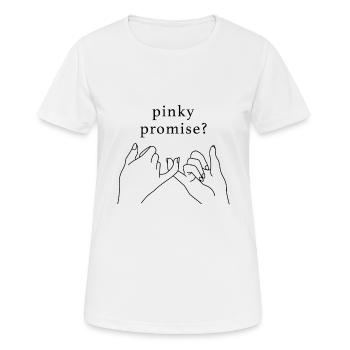 Amitié - T-shirt respirant Femme - blanc - Devant - AI Model Female 172 dark (172cm)