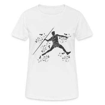 Lancer de javelot Colorsplash Lancer de javelot - T-shirt respirant Femme - blanc - Devant - AI Model Female 172 dark (172cm)