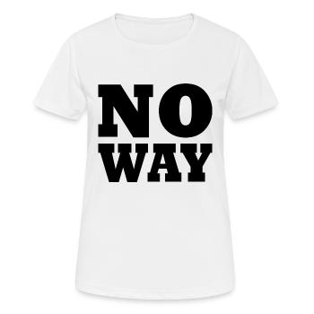 No way - Women's Breathable T-Shirt - white - Front - AI Model Female 172 dark (172cm)