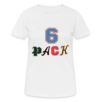 Sprüche - Frauen T-Shirt atmungsaktiv - Weiß - Vorne - AI Model Female 172 dark (172cm)