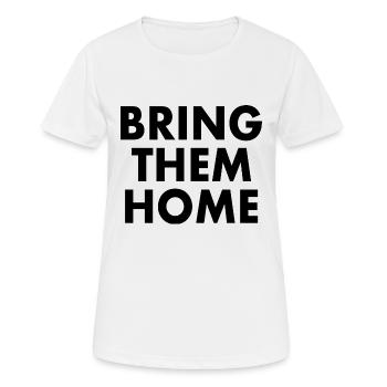Bring them home - T-shirt respirant Femme - blanc - Devant - AI Model Female 172 dark (172cm)