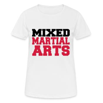Mixed Martial Arts - Women's Breathable T-Shirt - white - Front - AI Model Female 172 dark (172cm)