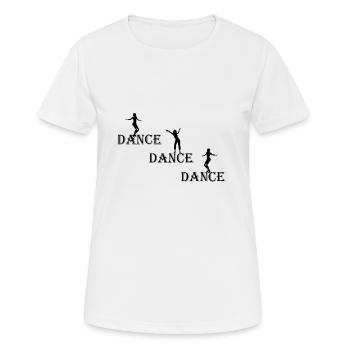 Dancing - Women's Breathable T-Shirt - white - Front - AI Model Female 172 dark (172cm)