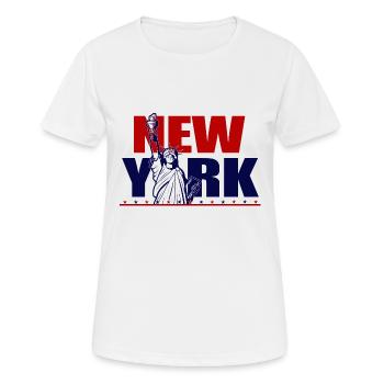 NEW YORK Liberty - Women's Breathable T-Shirt - white - Front - AI Model Female 172 dark (172cm)