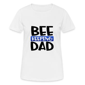 Imker Geschenk Spaß Bienenhaltung Papa Geschenke - Frauen T-Shirt atmungsaktiv - Weiß - Vorne - AI Model Female 172 dark (172cm)