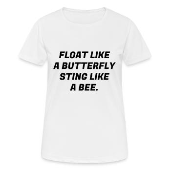 Boxen / Boxer / Boxing / Fight / Ali - Frauen T-Shirt atmungsaktiv - Weiß - Vorne - AI Model Female 172 dark (172cm)