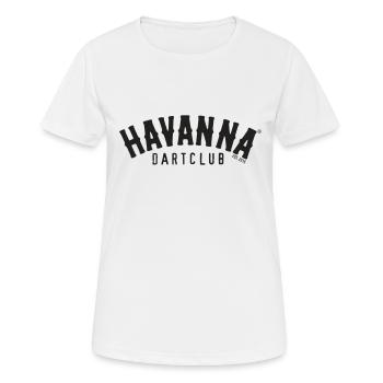 Havanna Dartclub - Frauen T-Shirt atmungsaktiv - Weiß - Vorne - AI Model Female 172 dark (172cm)