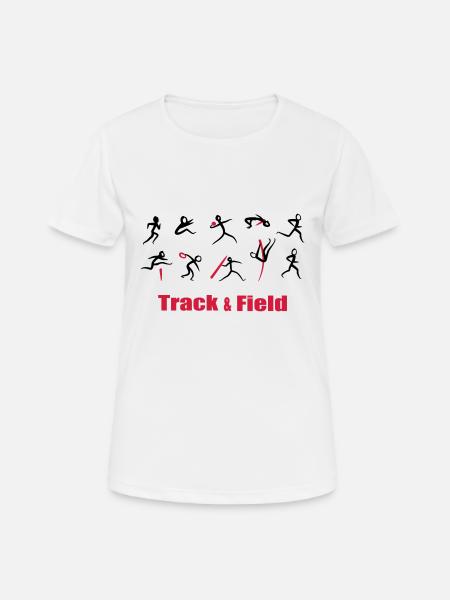 Decathlon, Track and Field - Women's Breathable T-Shirt - white