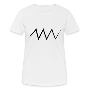 Rogue tines 1c Vicious Dog - Women's Breathable T-Shirt - white - Front - AI Model Female 172 dark (172cm)
