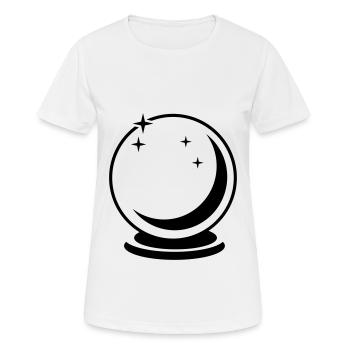 boule de cristal - T-shirt respirant Femme - blanc - Devant - AI Model Female 172 dark (172cm)