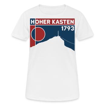 High Box Mountain Hiking Alpstein Souvenir - Women's Breathable T-Shirt - white - Front - AI Model Female 172 dark (172cm)